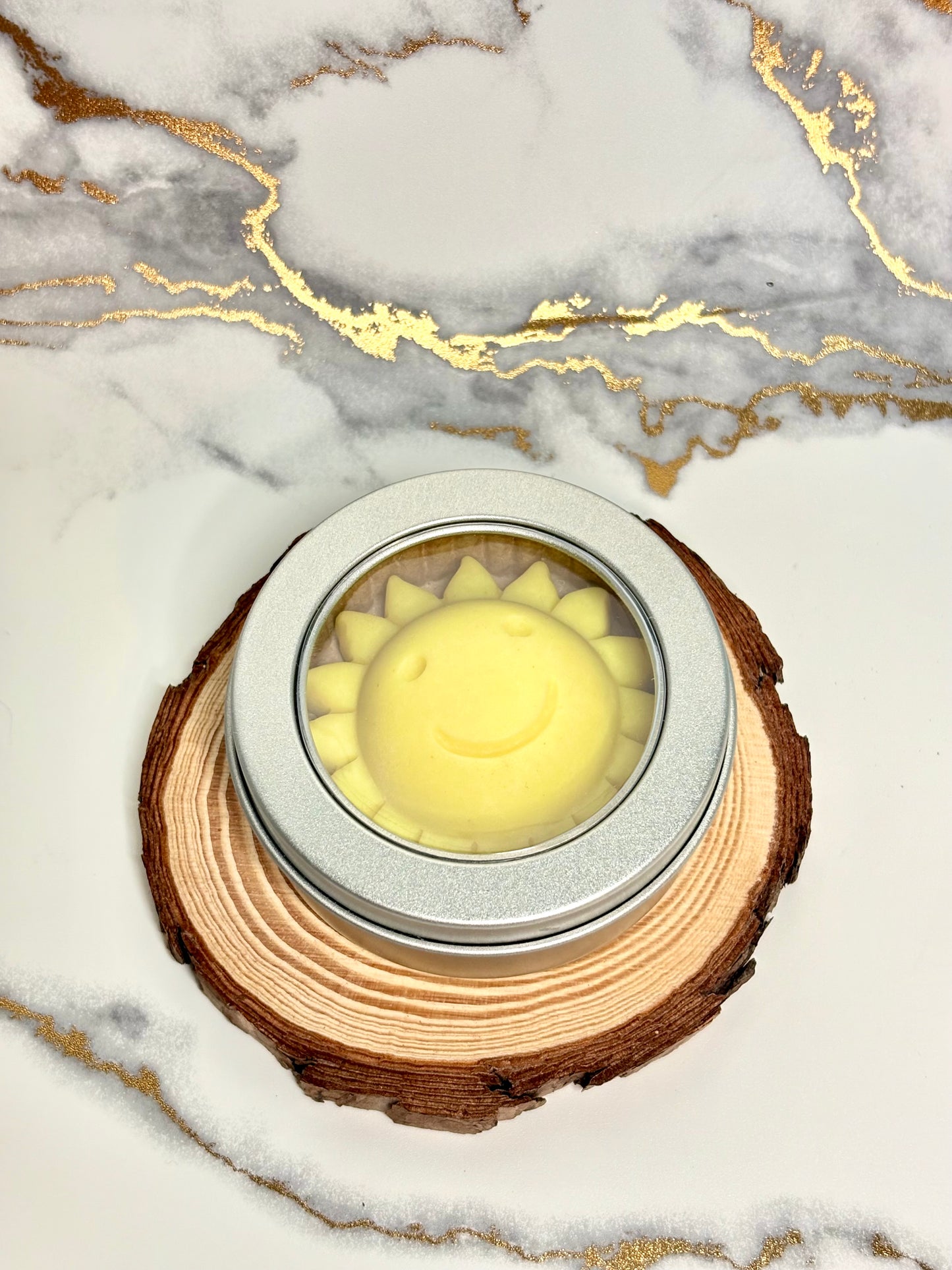 Citrus Sunshine Lotion Bar with Mango Butter, Kokum Butter, Turmeric, & Jojoba Oil