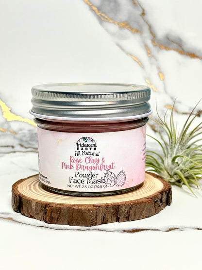 Rose Clay & Pink Dragonfruit Clay Powder Face Mask