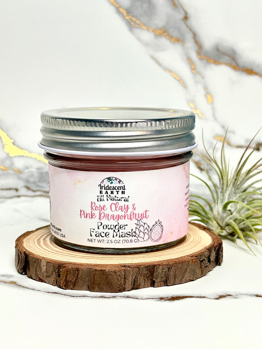 Rose Clay & Pink Dragonfruit Clay Powder Face Mask