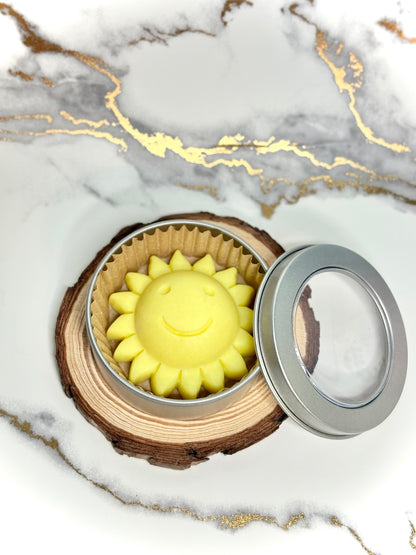 Citrus Sunshine Lotion Bar with Mango Butter, Kokum Butter, Turmeric, & Jojoba Oil