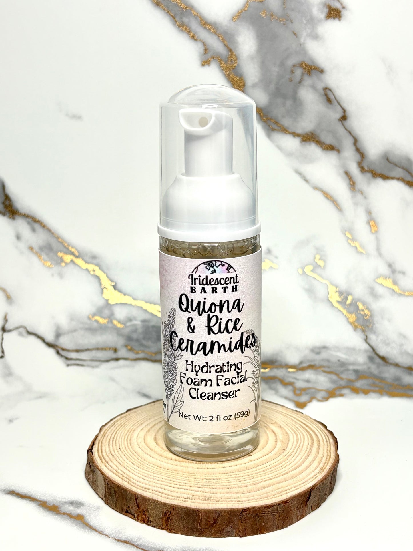 Quinoa & Rice Ceramides Hydrating Foam Facial Cleanser