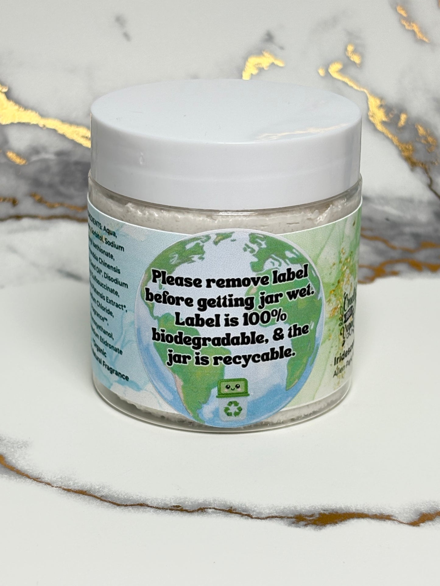 Chamomile & Cactus Scented Sugar Scrub - Whipped & Moisturizing